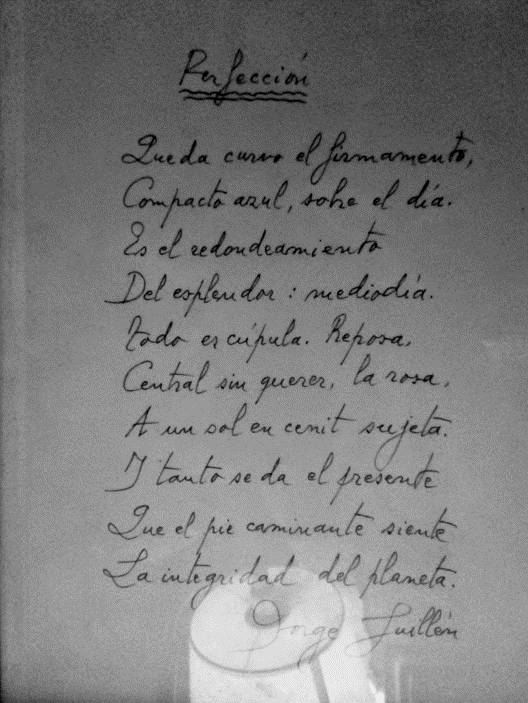 Manuscrito Jorge Guillén
