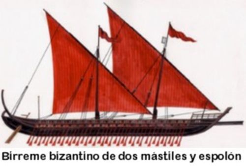 Dromon birreme bizantino