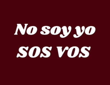 Consideraciones acerca del voseo 4 El voseo