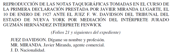 La forma de los textos 8 interrogatorio
