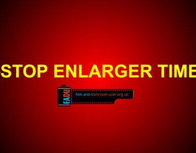 F-stop Enlarger Timer