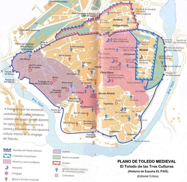 Plano Toledo medieval