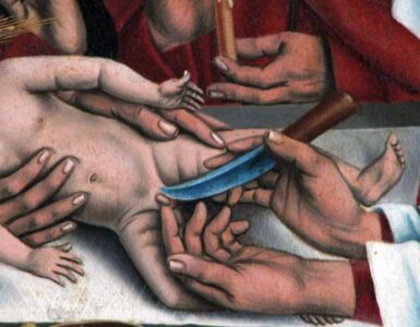 Reliquias embarazosas 2 Circuncisión de Jesús, Friedrich Herlin, 1466.