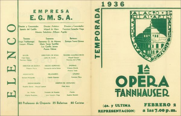 producción de ópera