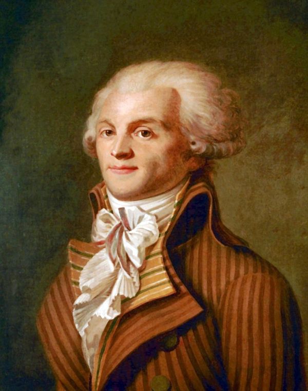 Maximilien Robespierre revolución francesa