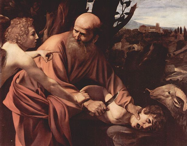 Sacrificio de Isaac por Caravaggio Sacrificio de Isaac por Caravaggio