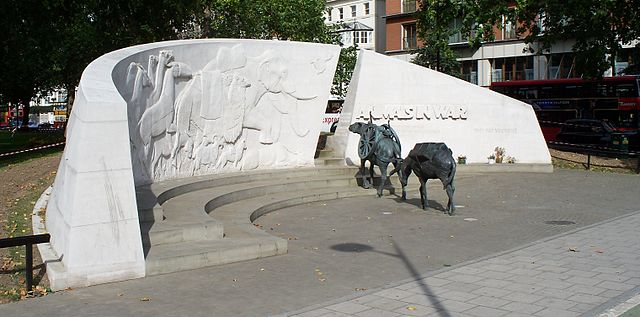 Animales en War Memorial, Londres Animales en War Memorial, Londres