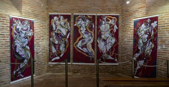 Claude Jeanmart. Lettre aux aveugles 11 5 Claude Jeanmart. Exposicion Chapelle de La Gleysette