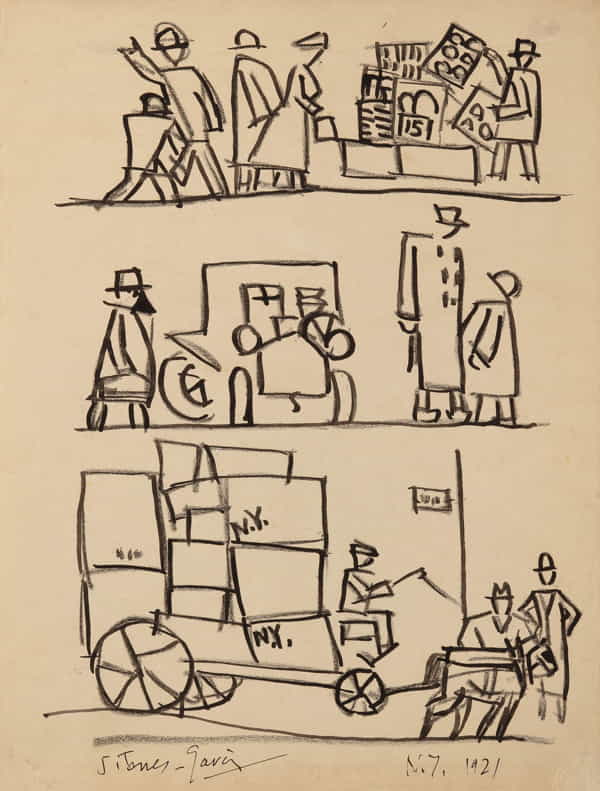  Tríptico de Nueva York. 1921