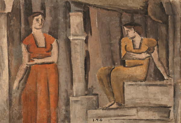 Dos figuras. 1927