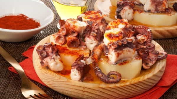 Pulpo a la gallega Pulpo a la gallega
