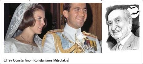 El rey Constantino - Konstantinos Mitsotakis El rey Constantino - Konstantinos Mitsotakis