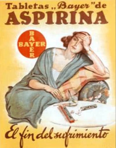 aspirina fármacos más populares