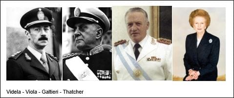 Videla - Viola - Galtieri - Thatcher Videla - Viola - Galtieri - Thatcher