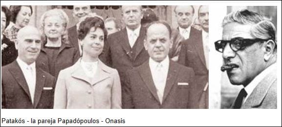 Patakós - la pareja Papadópoulos - Onasis