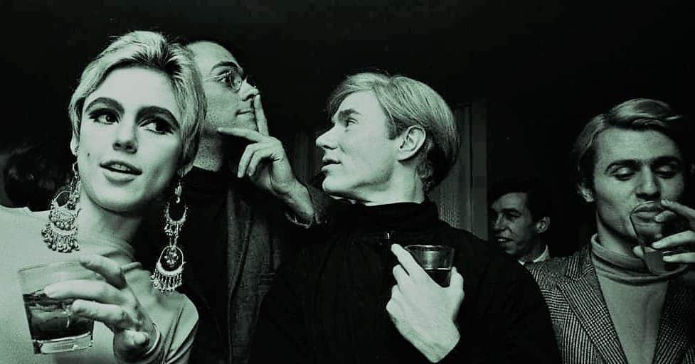 Steve Shapiro, Edie Sedgwick & Andy Warhol en 1965 / Foto: Billy Name