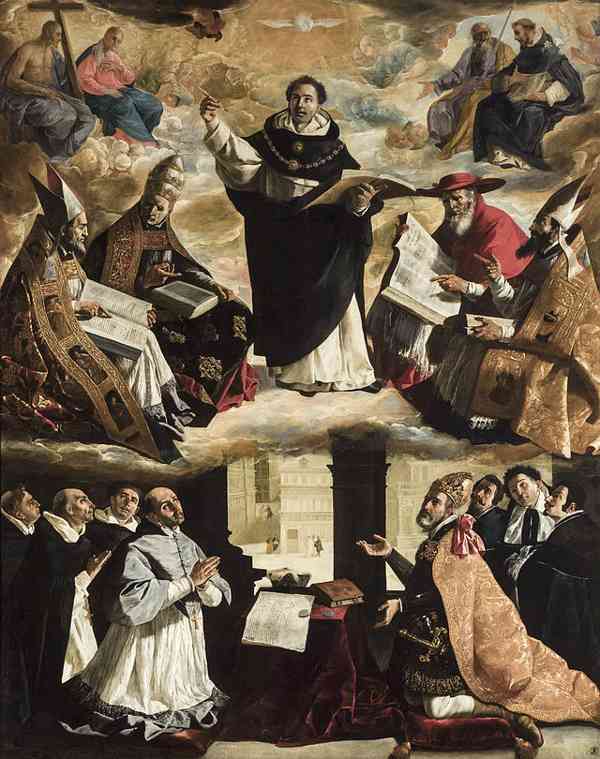 Apoteosis de Santo Tomás de Aquino (Zurbarán) Apoteosis de Santo Tomás de Aquino (Zurbarán)