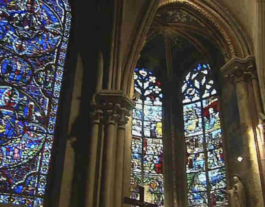 La luz del iletrado 3 Capilla de la catedral de Bourges