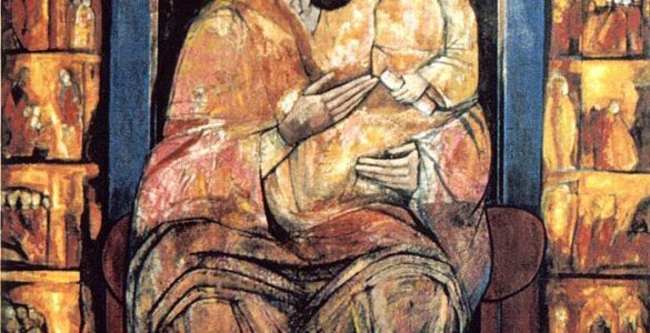 Esther González de Ceniceros. El sentido del símbolo bizantino 3 ContinuaciondegeometriavirgenbizantinaOleo tela11