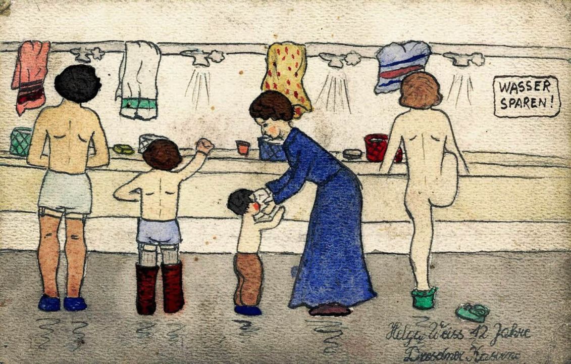 Dibujo de Helga Weiss
