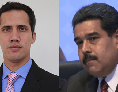 Guaido y maduro