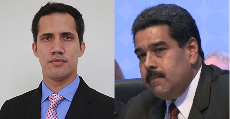 Guaido y maduro
