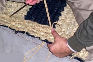 El falso Hixem II: el esterero de Calatrava 4 Haciendo estera de esparto