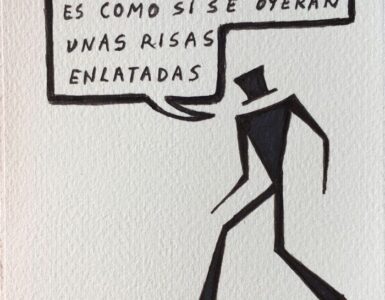 Aforismos ilustrados: risas enlatadas 8 Risas enlatadas