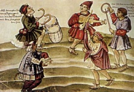 moriscos danzando al son de laudes